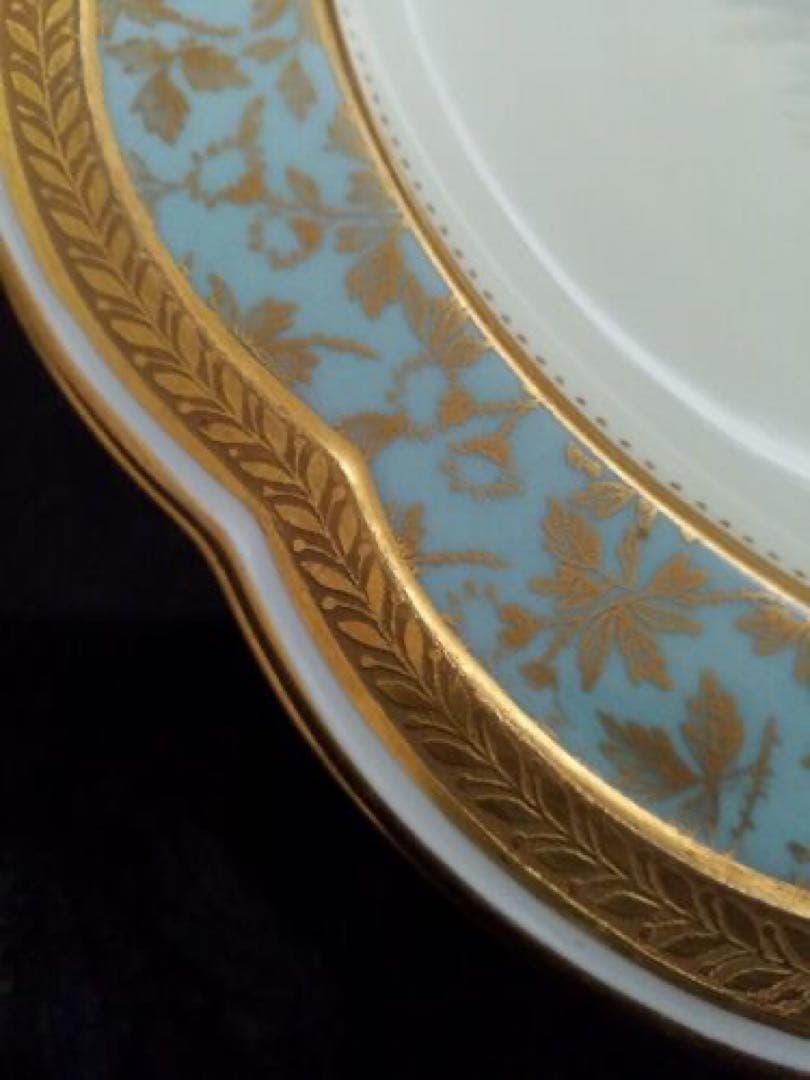  ウエッジウッド　風景画　手描きプレート　中皿　イギリス　英国