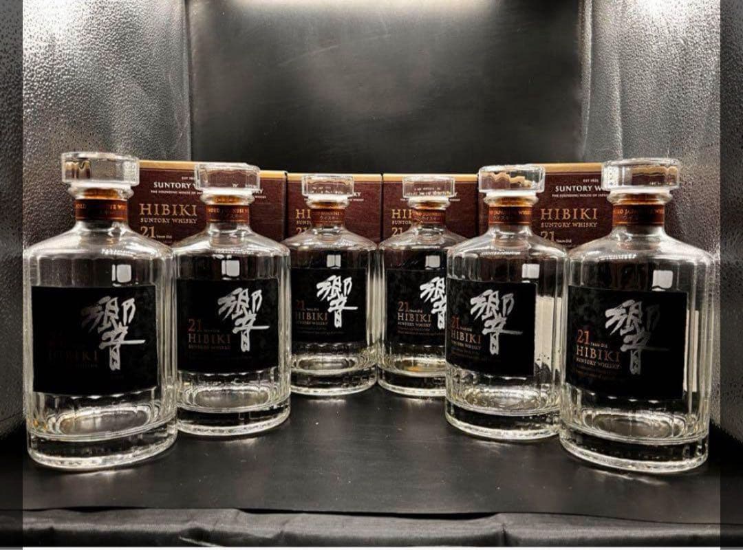 サントリー響21年　空瓶&カートン6本セット　響21年段ボール付き　早い者勝ち！