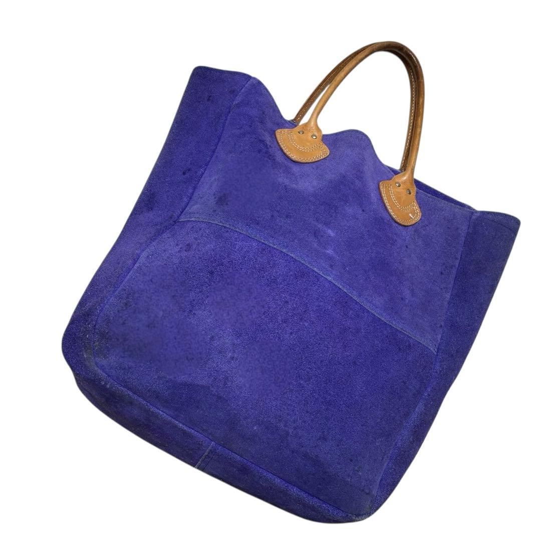 80s 珍品　llbean スエード　レザーハンドル　トート
