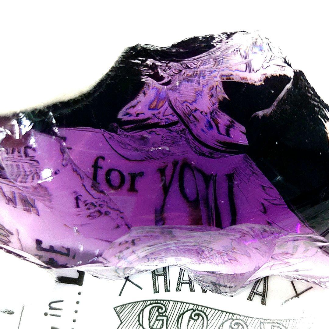 ☆心を癒す色彩/アンダラクリスタル ロイヤルパープル/天然ガラス127g