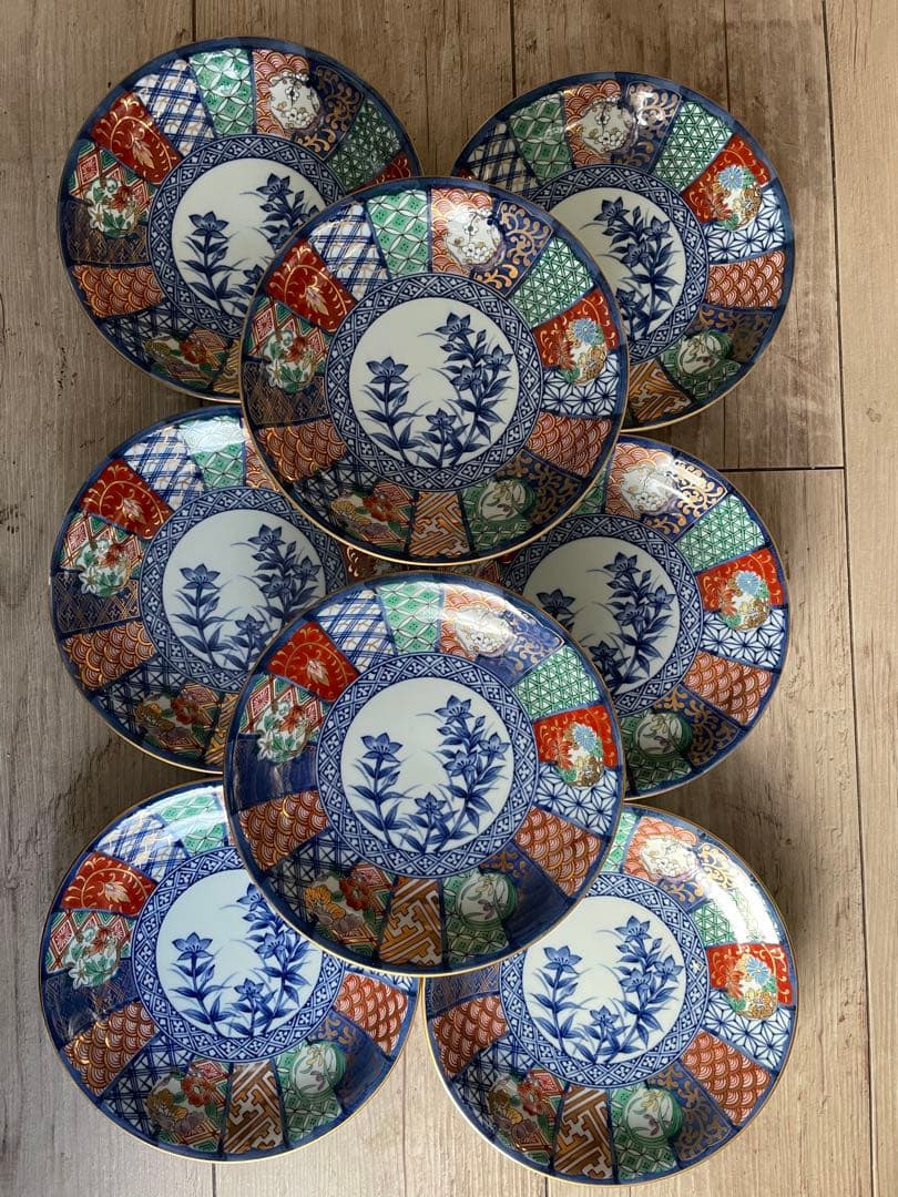 古伊万里銘々皿8枚セット