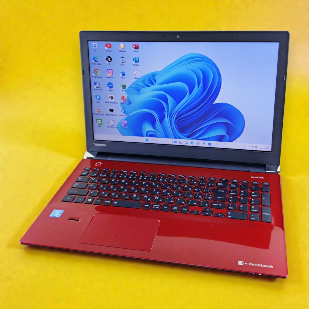 快速SSD256GB☆メモリ16GB☆Win11 東芝ノートパソコン カメラ付き