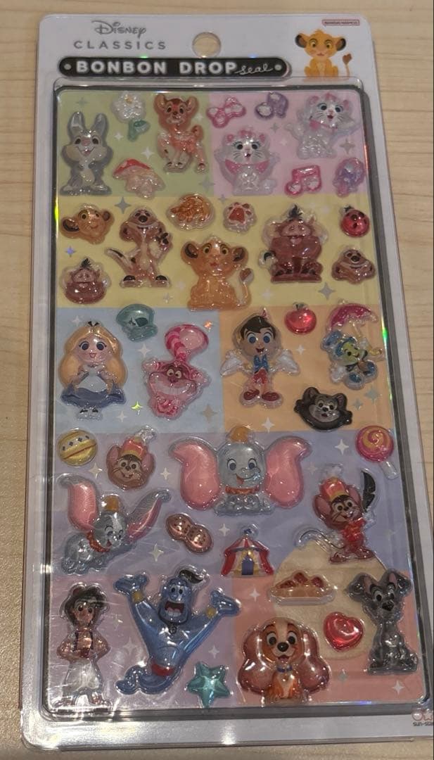 ボンボンドロップシール　ディズニー　正規品　クラシック　ディズニープリンセス