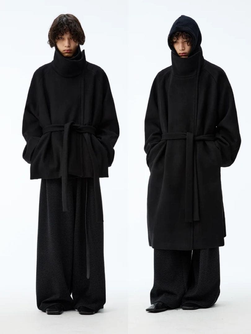 JCAESER ロングコート　黒　L