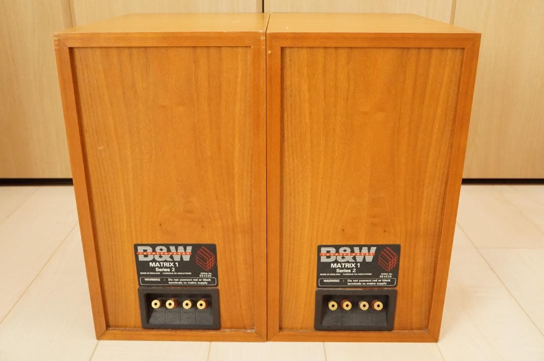 ＜訳あり＞B&W MATRIX1 SERIES2 2way ペアスピーカー