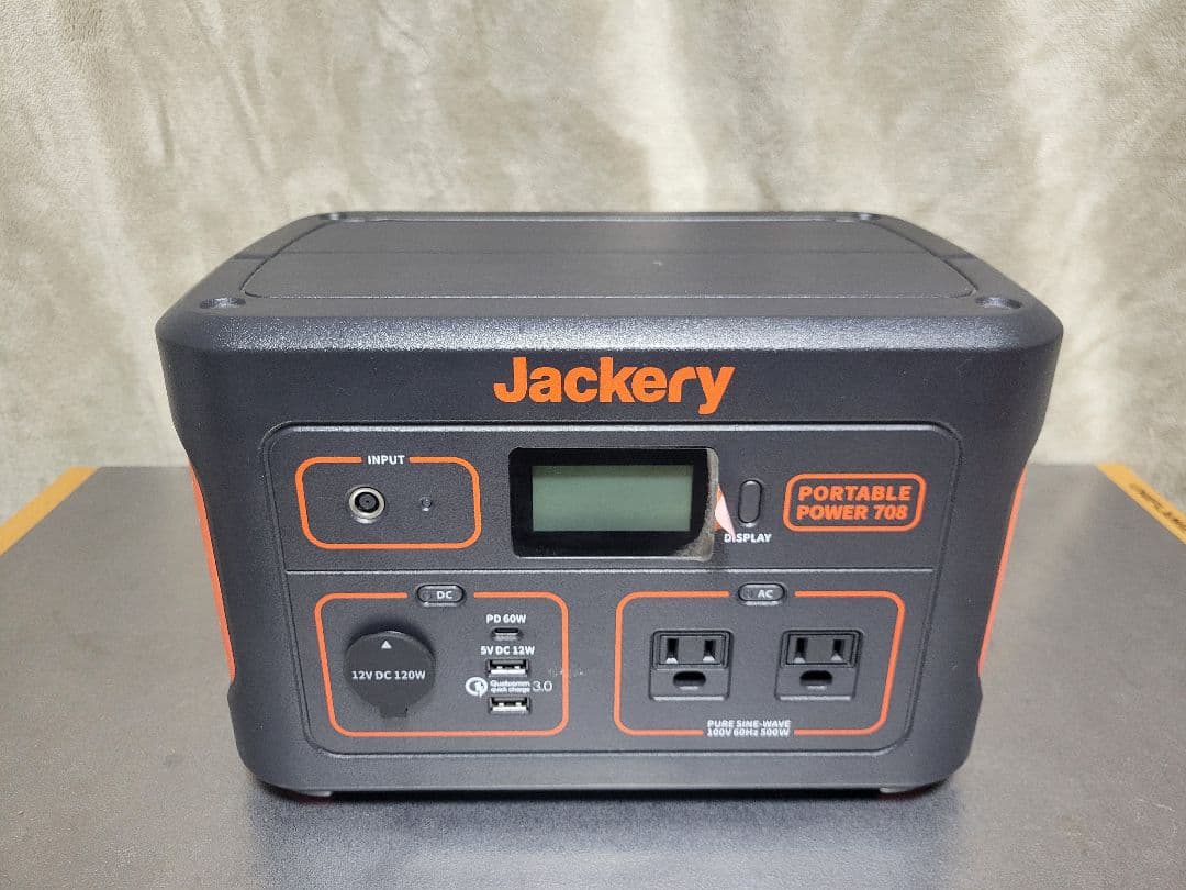 【美品】Jackery PORTABLE POWER 708　ジャクリ　ポタ電