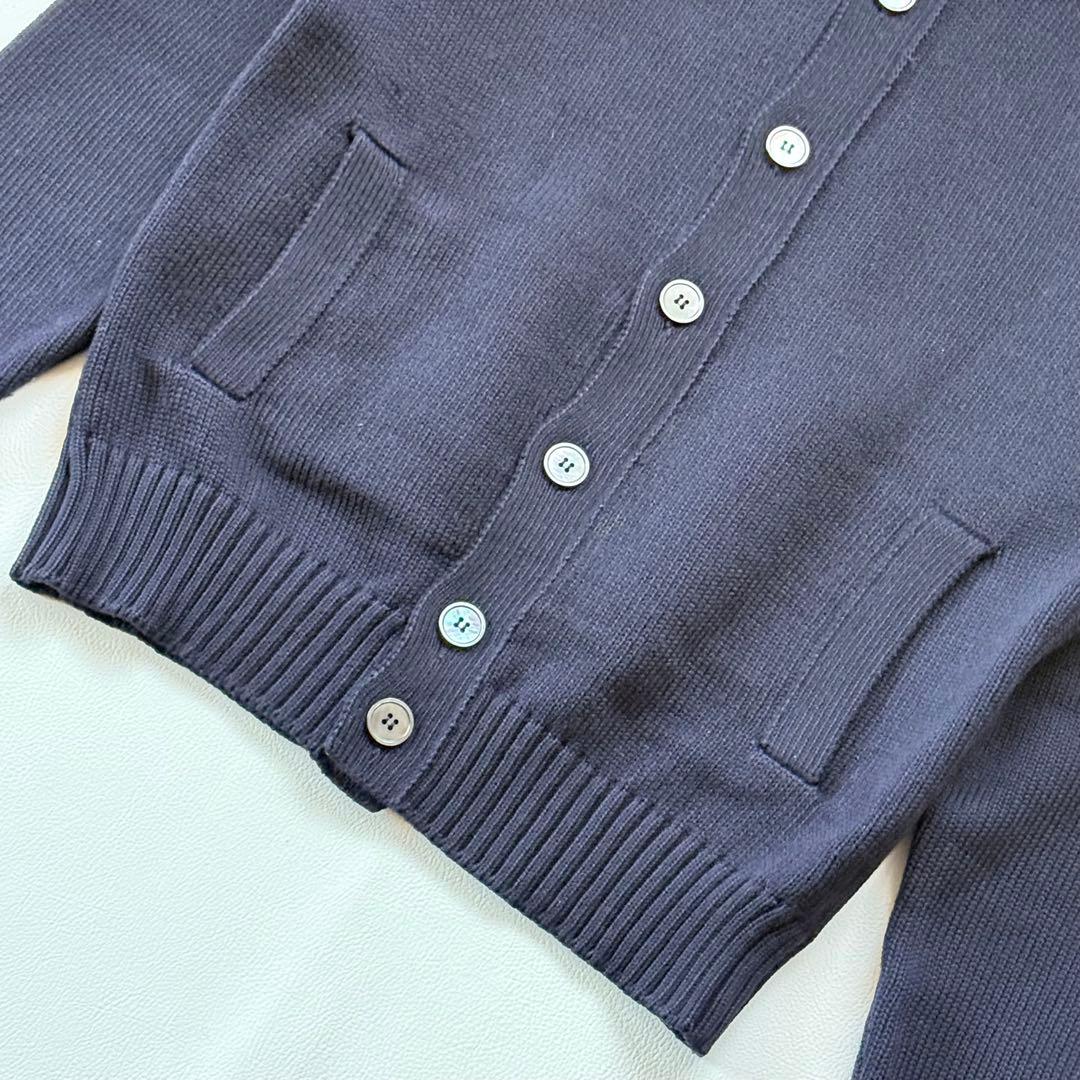 美品 ZANONE (CHIOTO)キョート ネイビー カーディガン