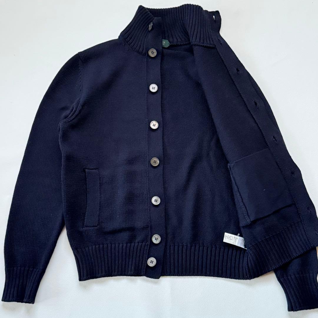 美品 ZANONE (CHIOTO)キョート ネイビー カーディガン