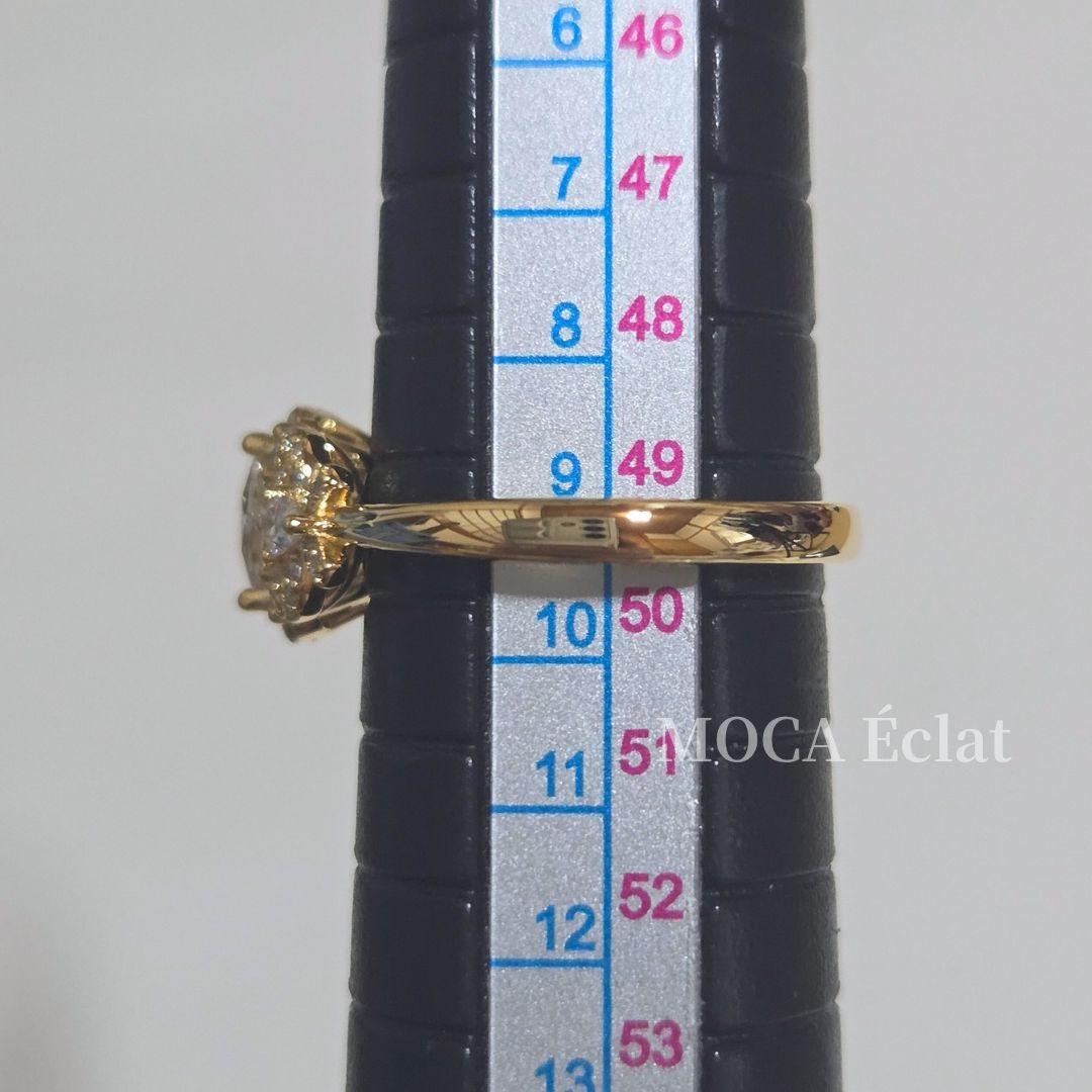 【椿さま お取り寄せ】モアサナイト リボンデザインリング 2ct オーバルカット