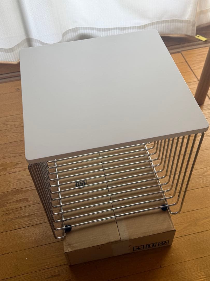 【美品】パントン ワイヤー シェルフ シングルサイズ 天板付き