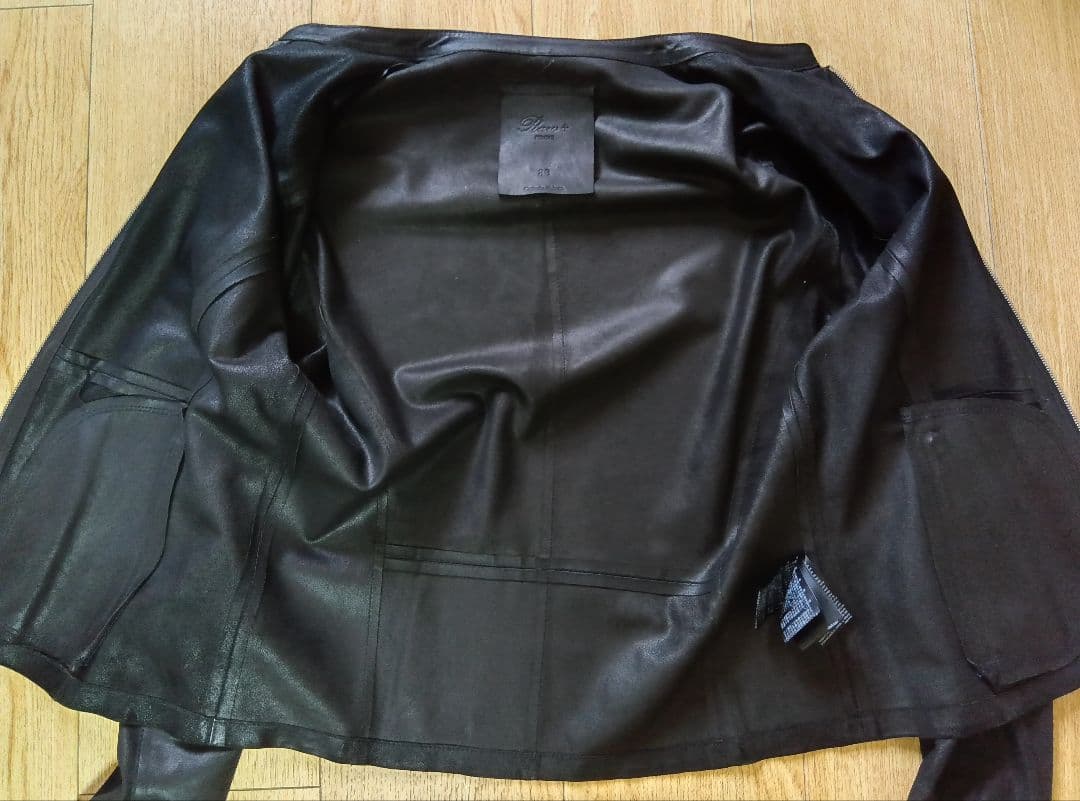 Rawtus ロゥタス 山羊革ゴードレザー シングルライダース サイズ38　黒