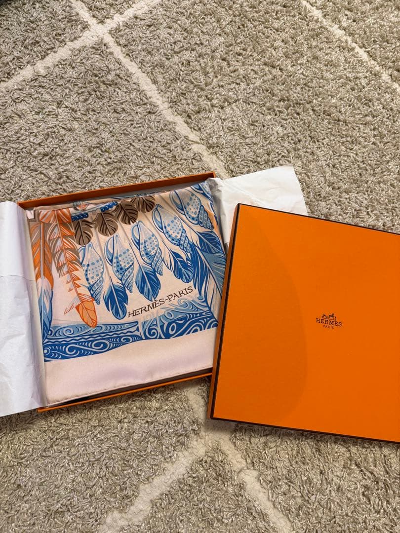 専用【試着のみ】エルメス カレ90 Danse Pacifique