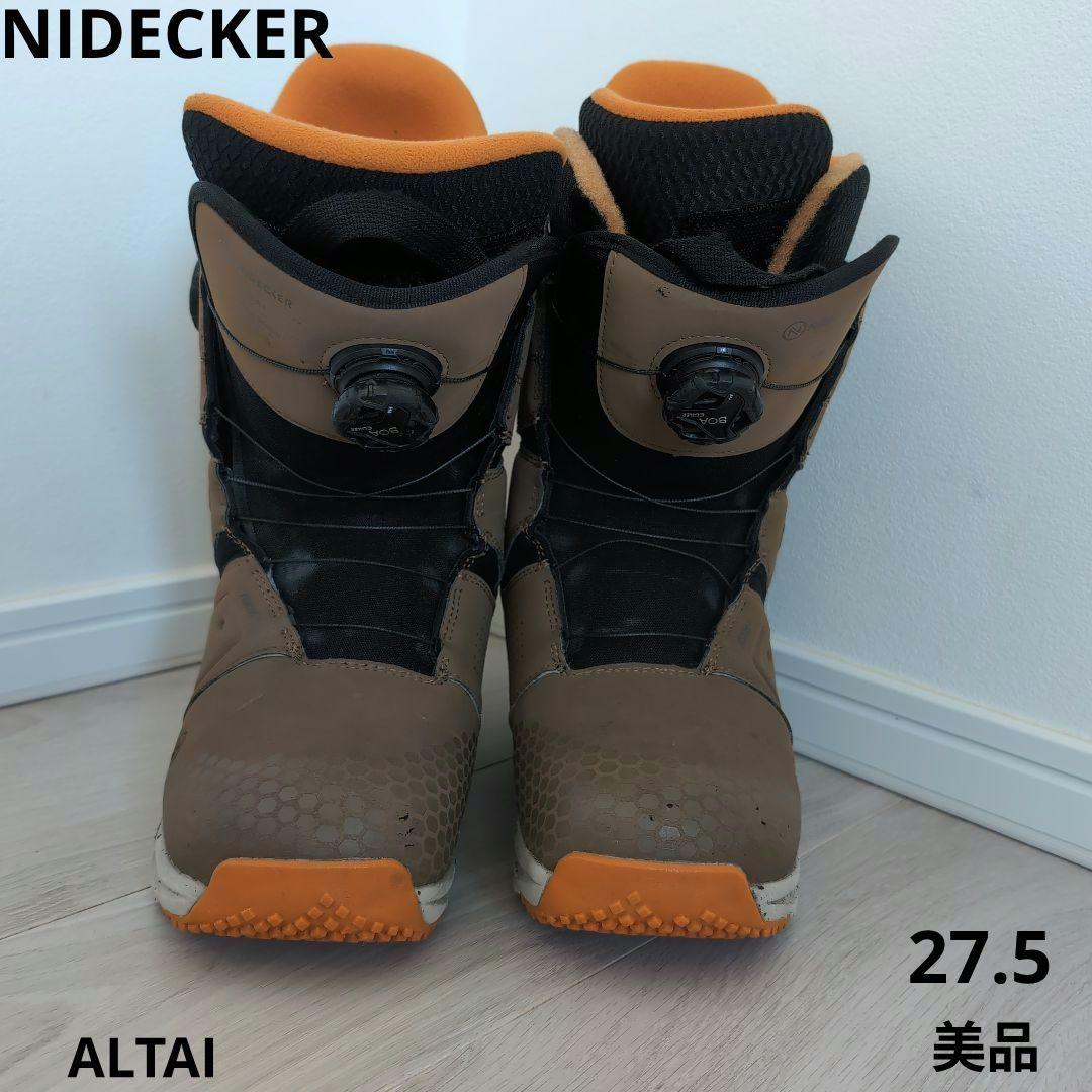 最終値下げ☻NIDECKER ナイデッカー ALTAI 27.5cm 茶色メンズ