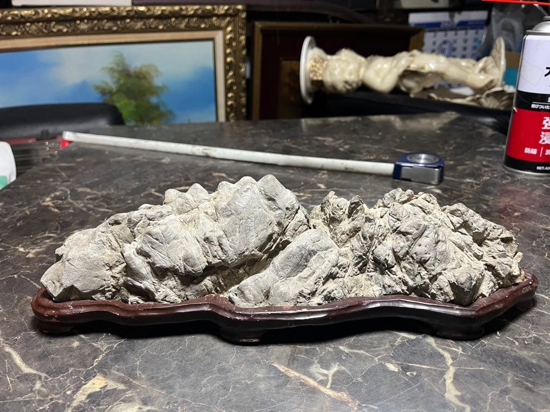 誉平石、ポンピラ石、北海道中川郡の石、水石、水槽レイアウト石、盆景