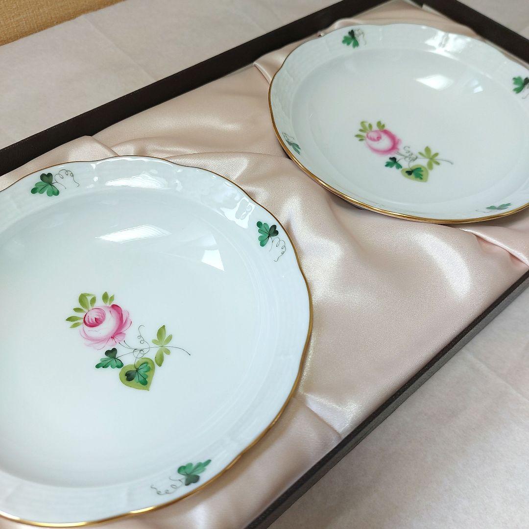 ヘレンド ウィーンの薔薇 オリエンタルボウルS プレート セット