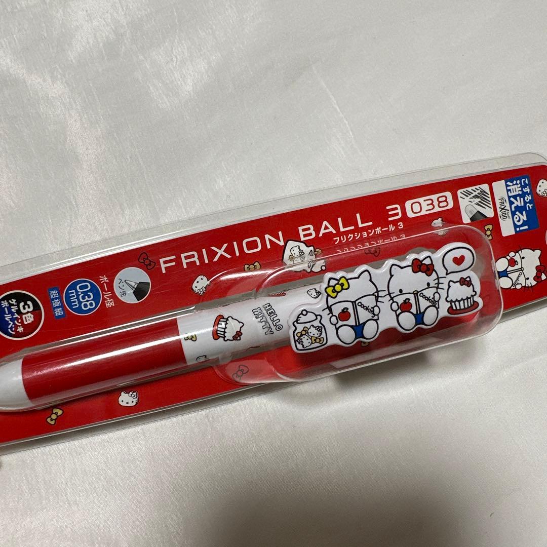 希少　サンリオ　ハローキティ　PILOT フリクション　ボールペン　3色