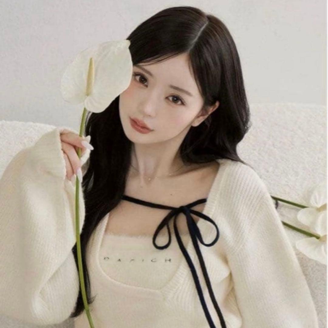 Darich アシメレイヤードニットトップス　ダーリッチ