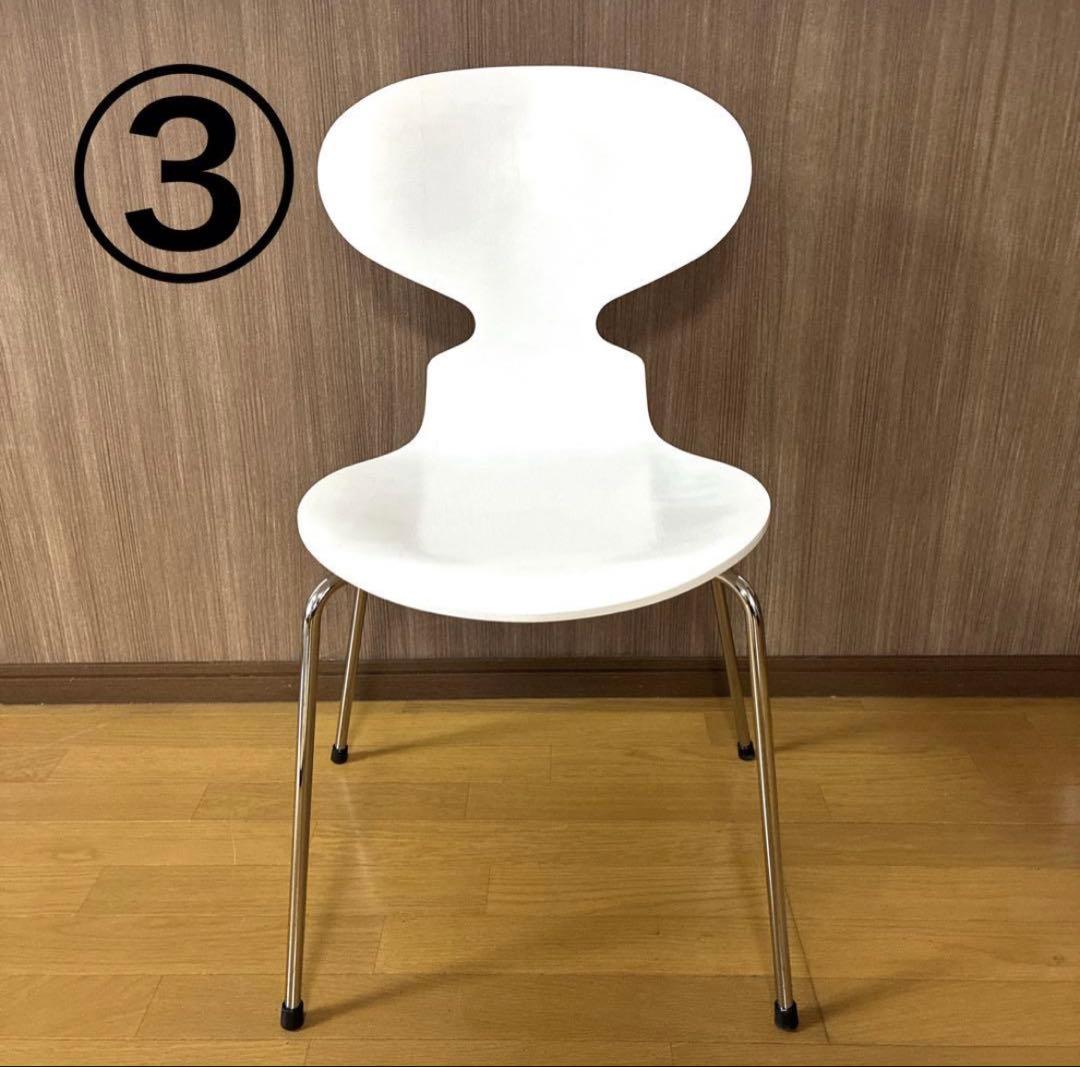 展示品 Fritz Hansen アリンコチェア ホワイト 美品 北欧家具 1脚