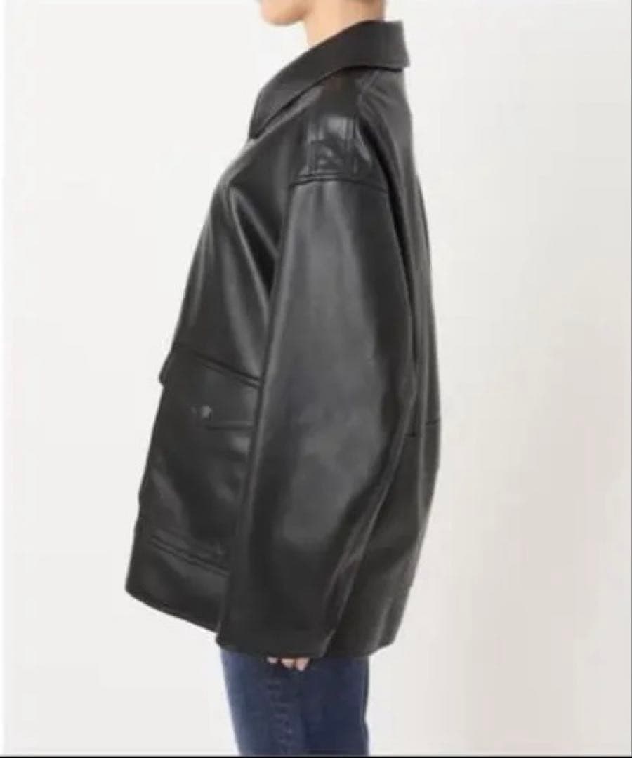 スピックアンドスパン LOT/SMPL-011 G-1 ブルゾン 38 ブラック