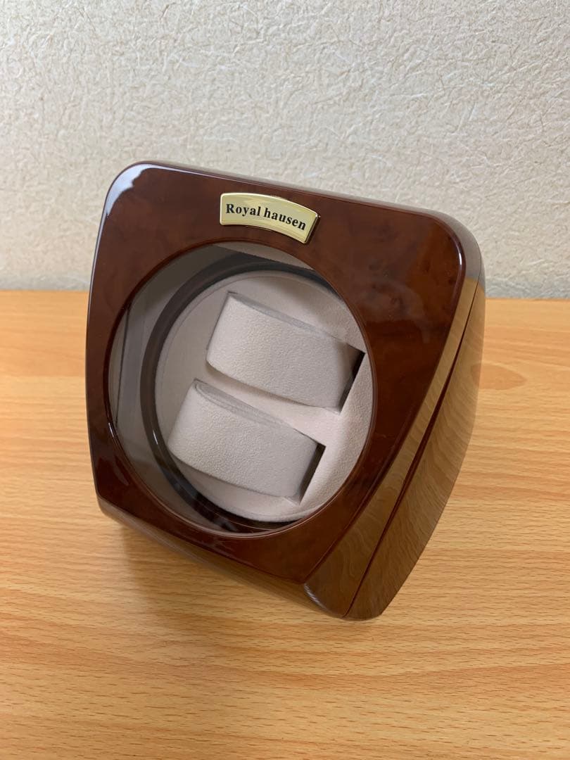ロイヤルハウゼン 時計 収納ケース 木目調 2本用