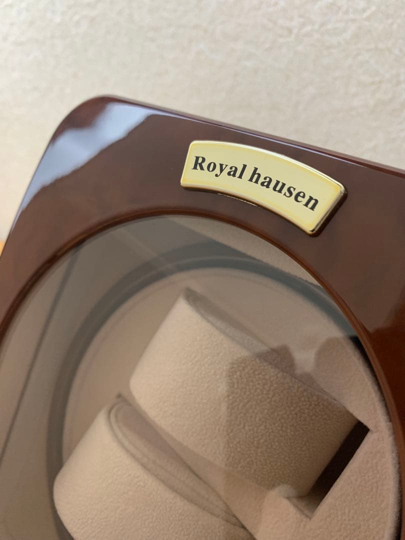 ロイヤルハウゼン 時計 収納ケース 木目調 2本用