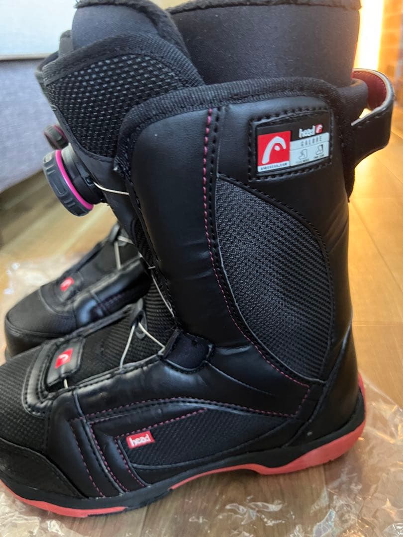 head スノーボードブーツ バインディング　セットブラック/ピンク