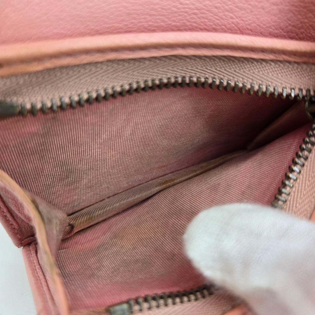 GUCCI グッチ 折り財布 財布 GG マーモント バンブー ピンク