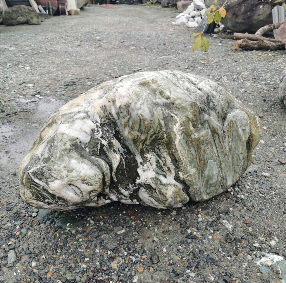 三波石　85キロ　庭石　石　鑑賞石　庭　坪庭　ガーデニング　置物　オブジェ