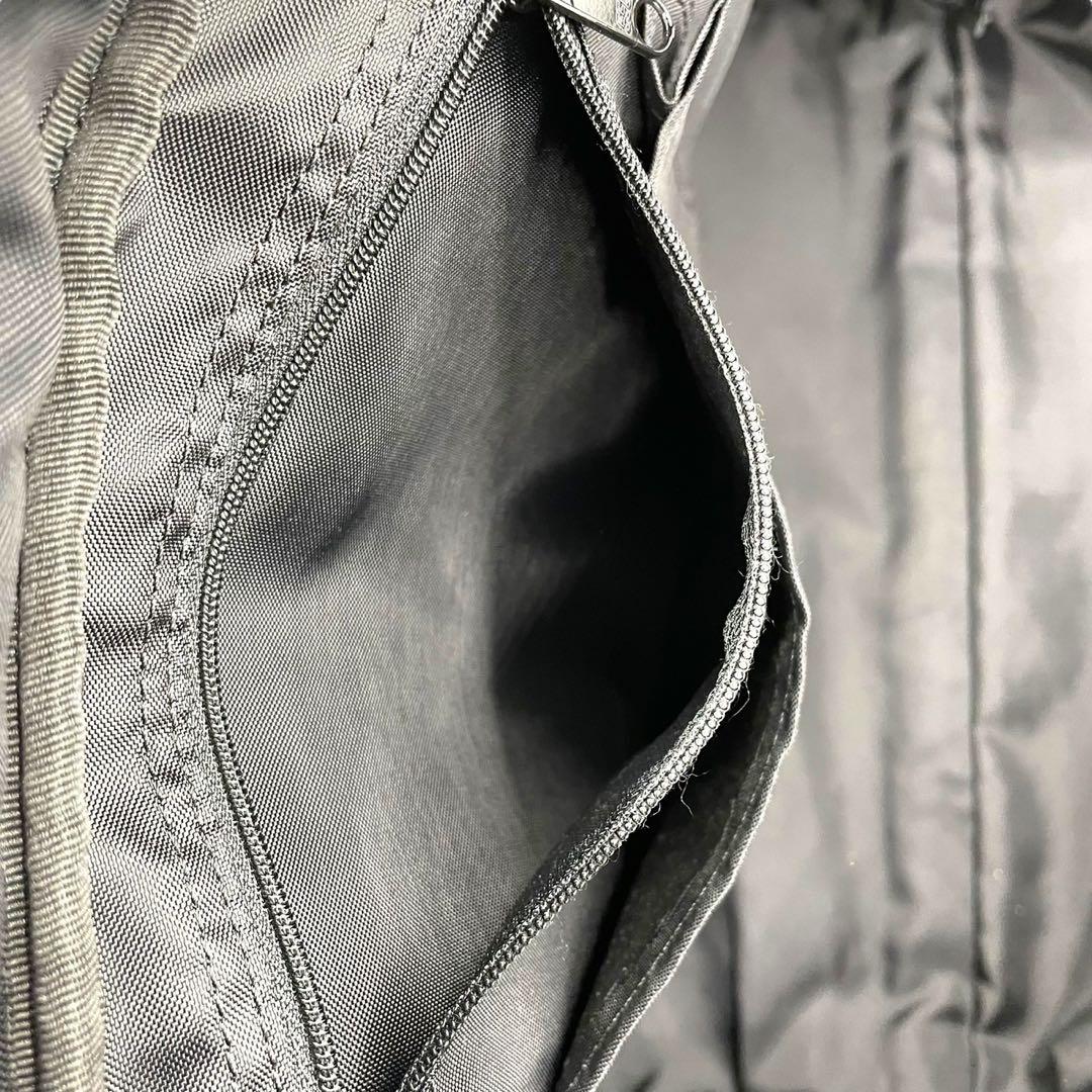 極美品　バーバリーゴルフ　ボストンバッグ　トートバッグ　ナイロン　レザー　黒