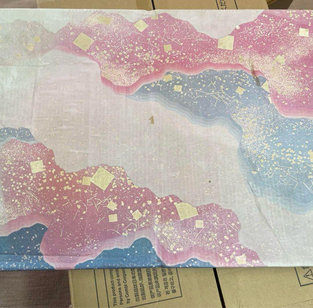 【新品未使用】ガラス製ディスプレイケース クリア　日本人形　金色