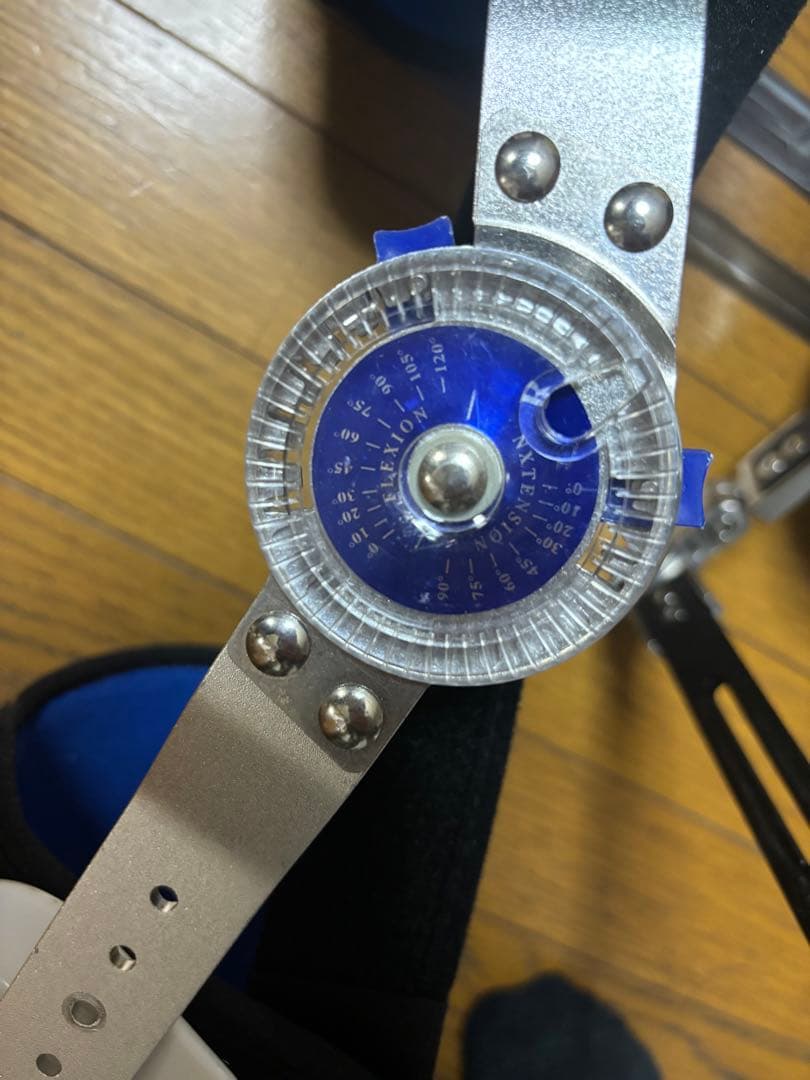 膝足首足装具装具　ヒップウォーキングブレース膝手術 右足用