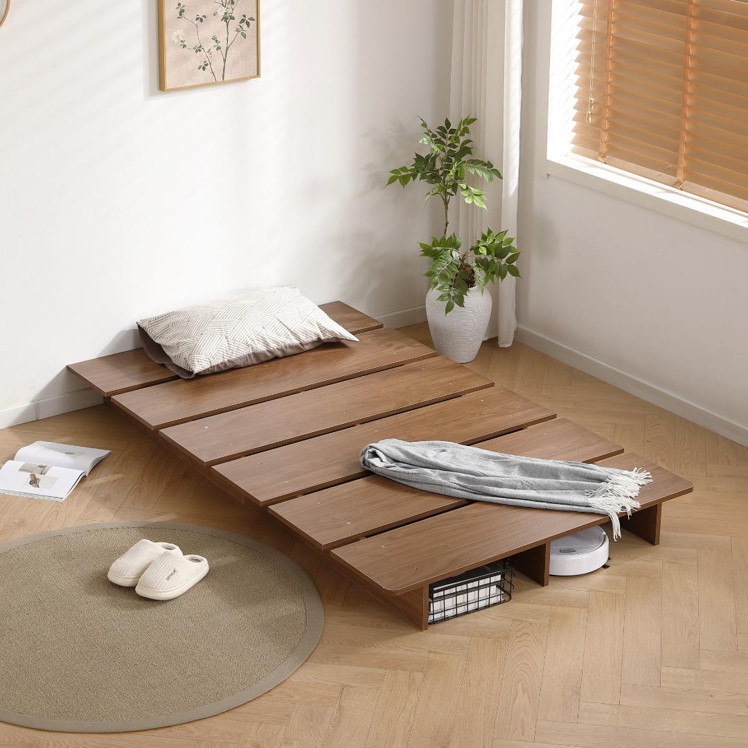 【幅100cm/SS】ベッド ローベッド ステージベッド ベッドフレーム すのこ