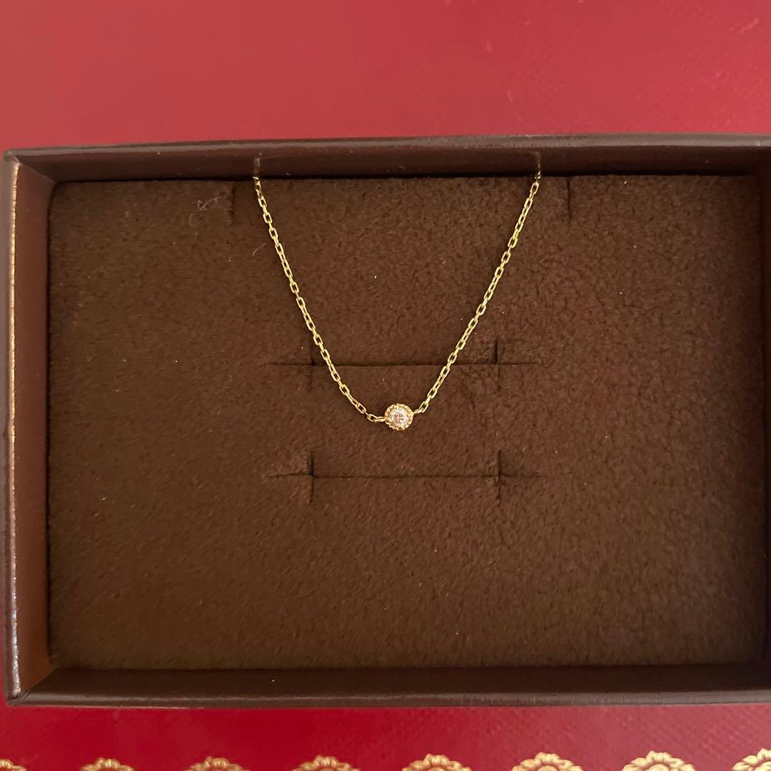 ageteゴールドk18ダイヤブレスレット