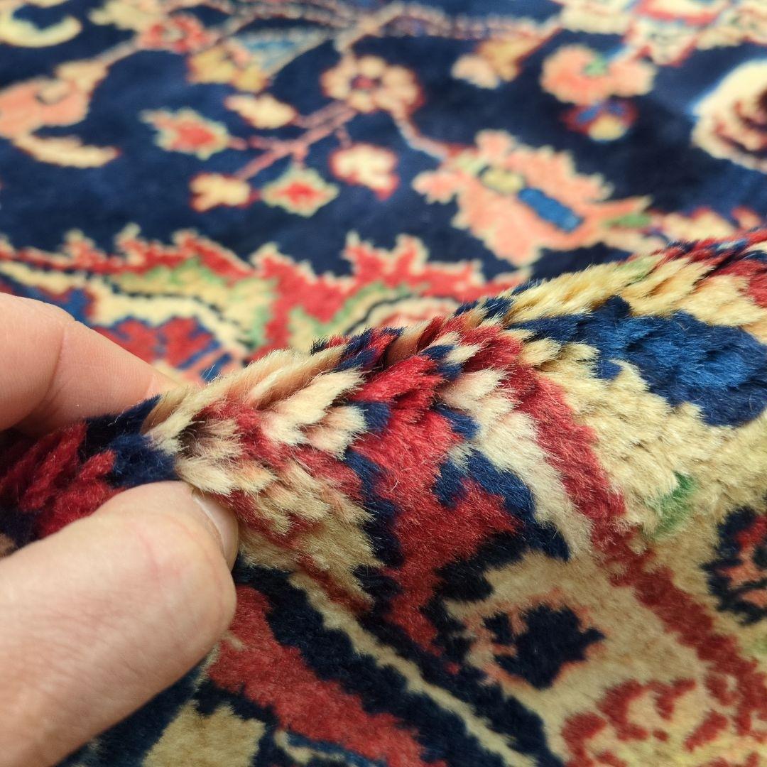 ペルシャ絨毯 330x200 手織り 美術品 草木染 ハマダン産クリーニング済み