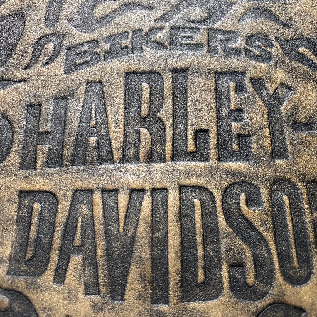 幻級　90s Harley-Davidson 3Dエンボス　フレイムパターン