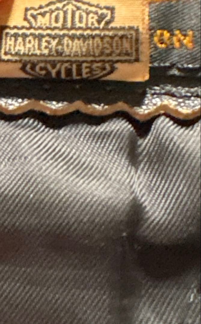 幻級　90s Harley-Davidson 3Dエンボス　フレイムパターン