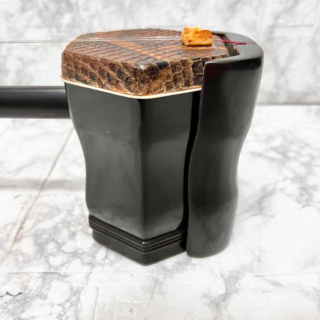 【良品】二胡 彩雲 ER-400 ケース付 入門用 中国楽器 弓・付属品一式