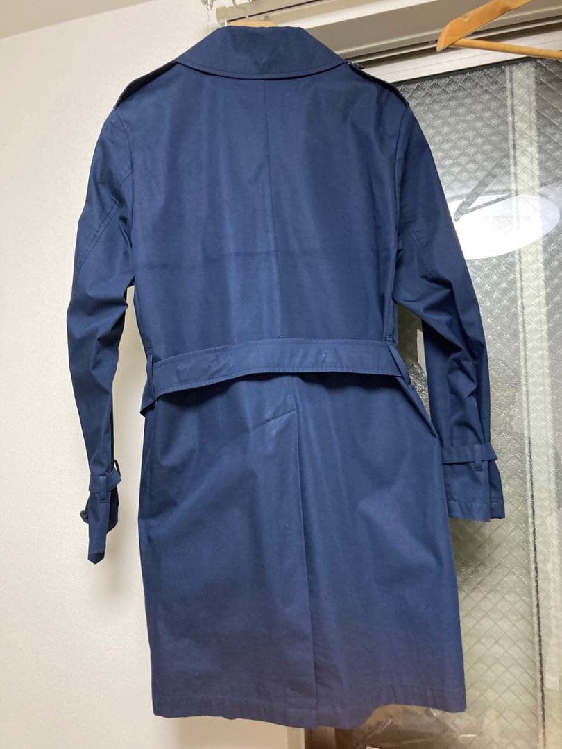 マッキントッシュ　ロロピアー　ネイビー トレンチコート ウエストベルト付き