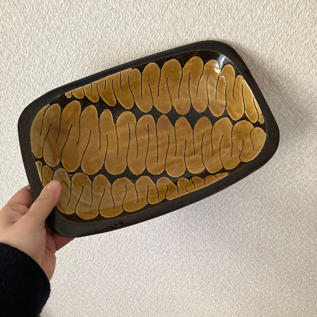 岩井窯　山本教行　大皿　美品