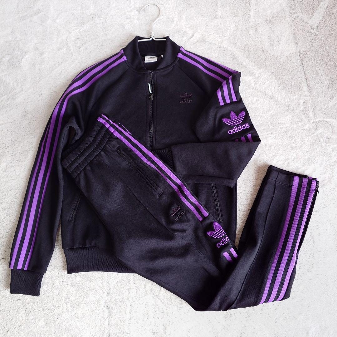 アディダス　ATP セットアップ　黒×紫 ブラック パープル Mサイズ