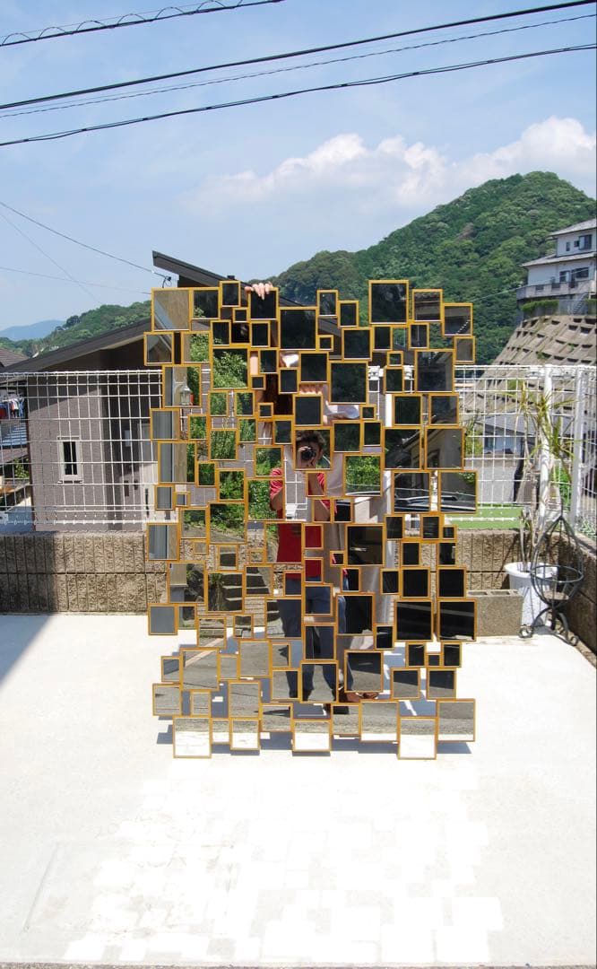 vintage スタンドミラー