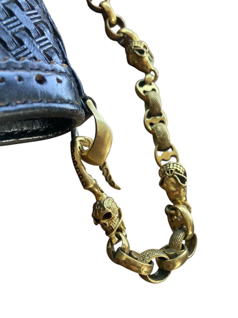 【10万以上】真鍮ウォレットチェーン