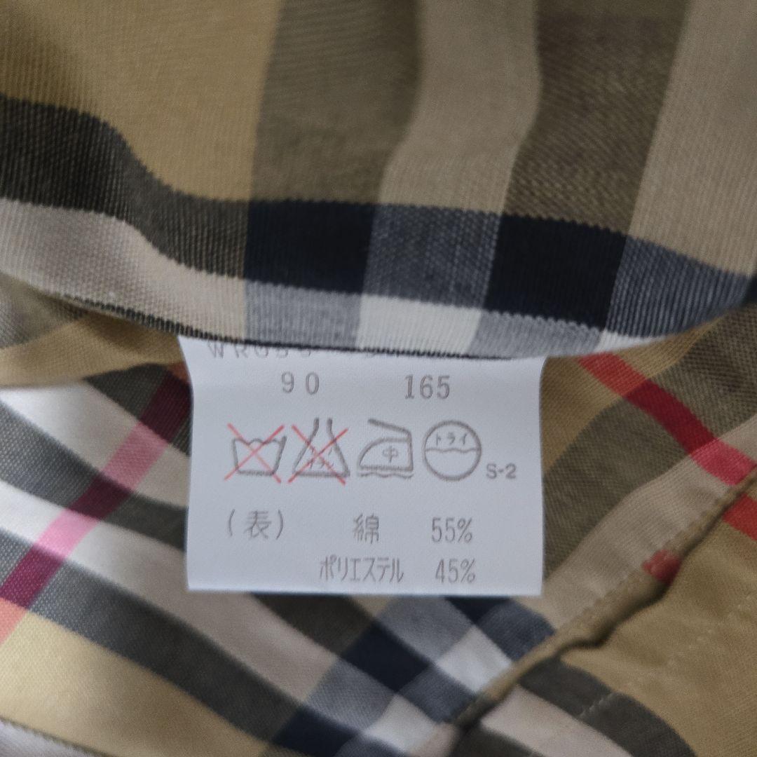 バーバリーズ ステンカラーコート ウール ライナー付き ノバチェック