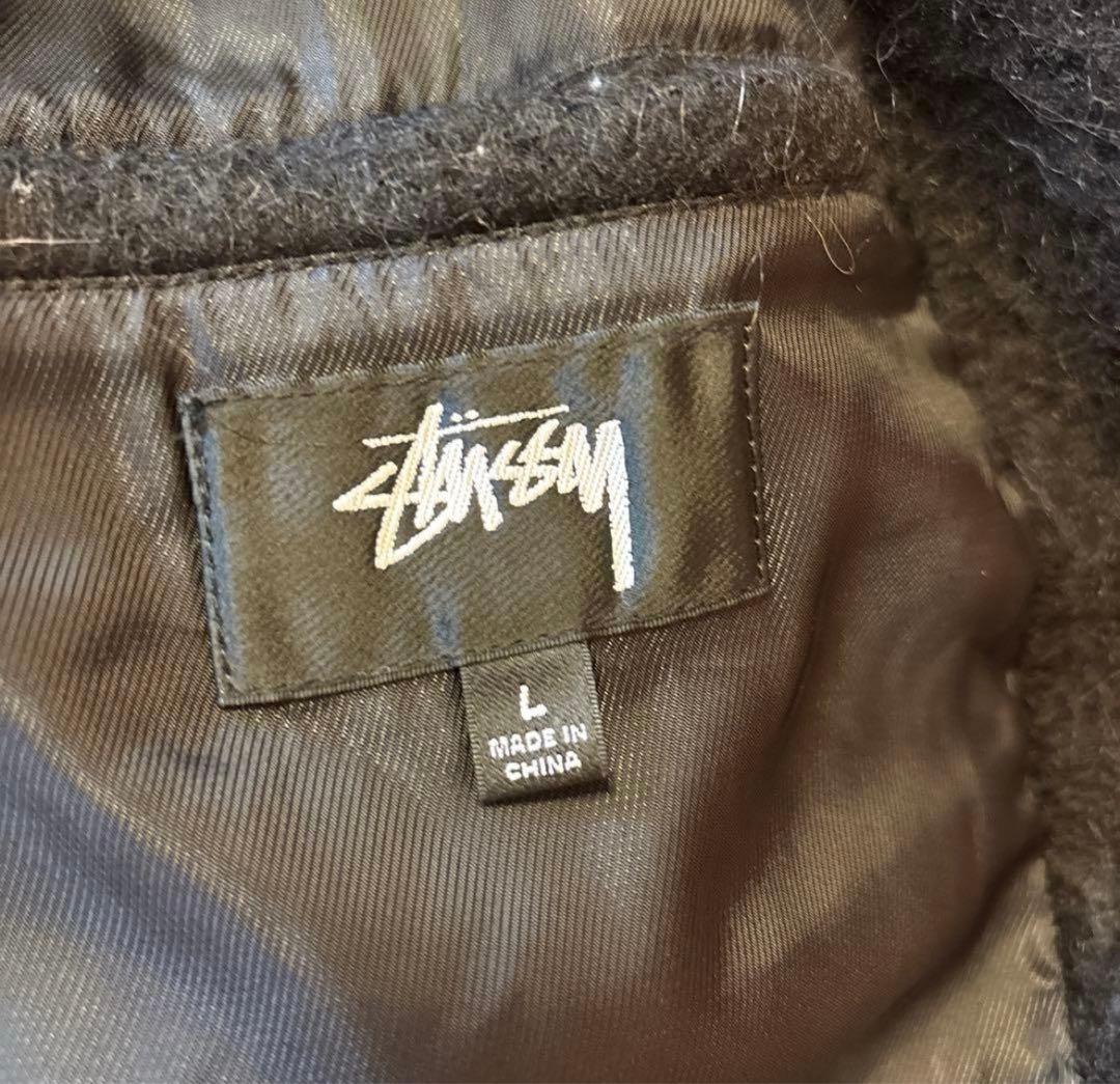 ナル Stussy mohair club ブラック ジャケット