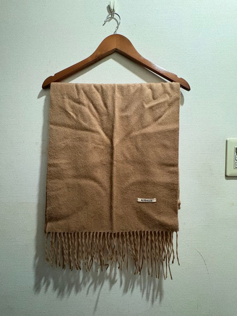 限定値下げ【AURALEE】キャメルマフラー