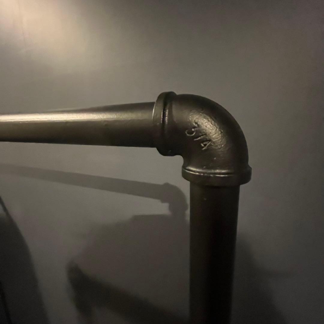 ハンガーラック シンプル ガス管 パイプ アイアン 鉄 店舗 什器 アンティーク