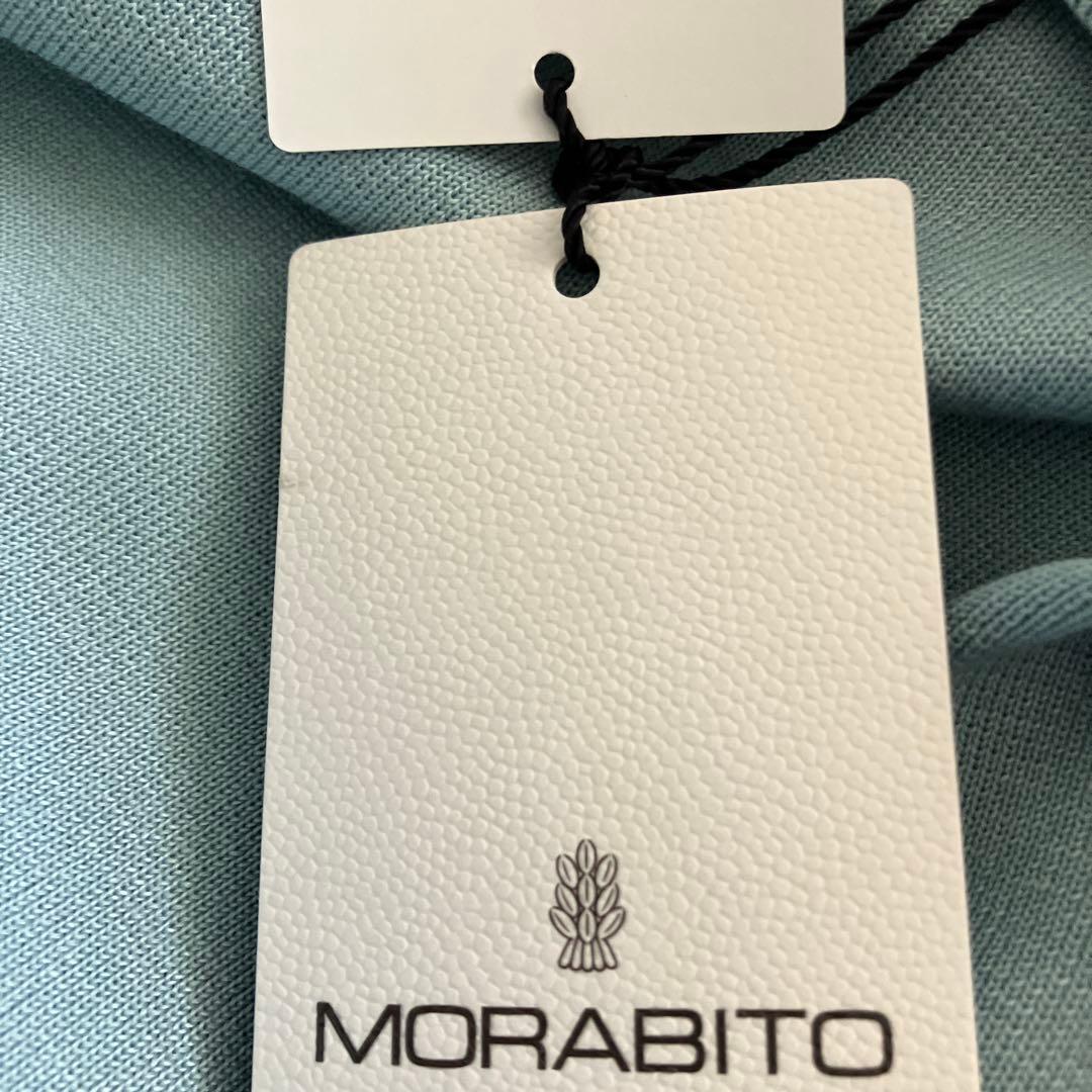 【新品】　MORABITO PRIMIER 水色 長袖ニット