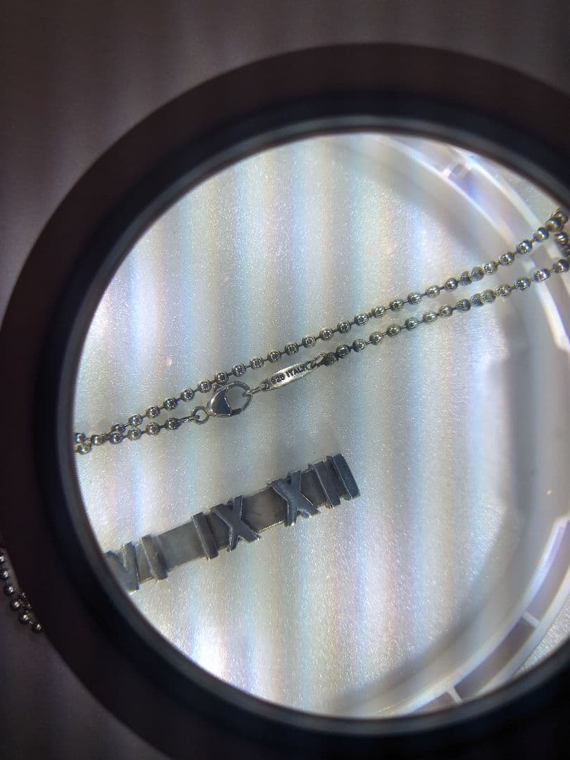 メンズ用レディース用2本セットティファニー シルバー　アトラスネックレス