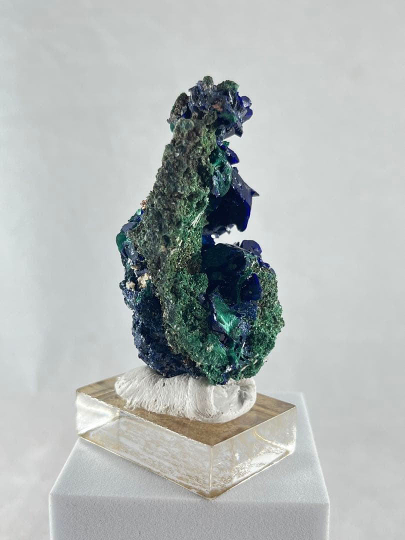 【鉱物商店】アズライト（藍銅鉱）とマラカイト　天然石　原石