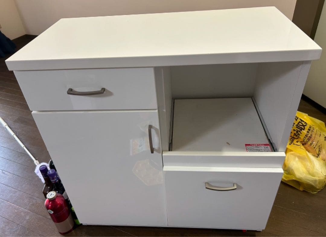 ニトリ キッチンカウンター 食器棚 棚 台所棚 ホワイト nitori